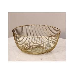 Cuenco Decorativo Dorado de Metal, Cuenco de Hierro para Servir en Mesa, Decoración para el Hogar, Hotel y Restaurante, Cuenco Hecho a Mano Personalizado - Product Image 1