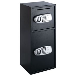 Cassaforte Digitale con 2 Porte, Armadietto di Sicurezza per Deposito - Product Image 1
