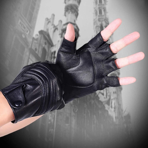 Gants en cuir de mouton marron unisexe de haute qualité pour l'hiver, la conduite automobile, la moto, la protection des mains, l'extérieur, prix abordable - Product Image 4
