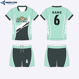 OEM Volleyball Uniforms Men Women Custom Printed Team Jersey Set Moisture Wicking Sportswear - Product Image 4