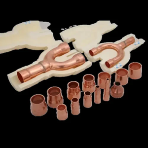 Tuyau de raccordement en cuivre sans soudure série TA VRV Refnet, raccord femelle pour systèmes de climatisation HVAC VRF - Product Image 2