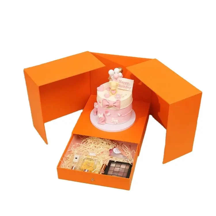 Scatola regalo di san valentino deluxe scatola per torta luna scatola per confezioni di profumo di rossetto deluxe per maglione