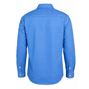 Custom Brand Fire Proof Waterproof FR Twill <b>Welding</b> FRC Workwear Long-sleeved Work <b>Shirt</b> 100% Polyester - Product Image 3