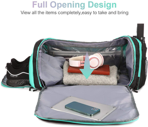 Bolsa de Gimnasio al por Mayor, Ligera, Resistente al Agua, con Bolsillo Impermeable y Compartimento para Zapatos - Product Image 2