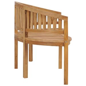 Grand banc de jardin en teck massif durable, bancs de patio, beauté naturelle - Product Image 4