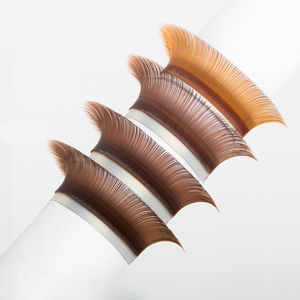 Charmlash Eyelash Extension Wholesale Color <b>Lash</b> Best Quality Brown <b>Lashes</b> Various Curl Custom <b>Adhesive</b> Tape Natural Looking - Product Image 1