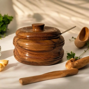 Nouvelles boîtes à épices en bois design, vente en gros d'organisateurs de cuisine, pots à sucre en bois - Product Image 6
