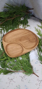 Set of 3 Excellent Quality Natural Wood Serving <b>Tray</b> for Breakfast in <b>Bed</b> Kitchen <b>Table</b> or Living Room Available At Factory - Product Image 1