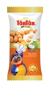 TAN TAN Healthy Fried Hard Coated PEANUTS Salty COCONUT MILK Flavor Vietnam 12 Month Shelf Life 24g Ready Eat Nut Kernel <b>Snacks</b> - Product Image 4