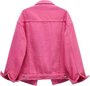 Vestes en jean personnalisées OEM de qualité supérieure, nouveau design, boutonnées, coupe ample, pour l'extérieur, taille moyenne, meilleures ventes en gros - Product Image 2