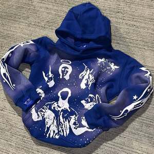 Sudadera con capucha para hombre con estampado de pantalla personalizado con pantalón de sudor 100% algodón 400gsm productos más vendidos - Product Image 2