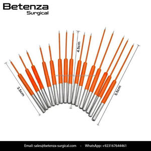Aiguille de micro-dissection en acier inoxydable SUS304 compatible Ellman Surgitron Colorado, pointe fine, électrode électrique certifiée CE - Product Image 5