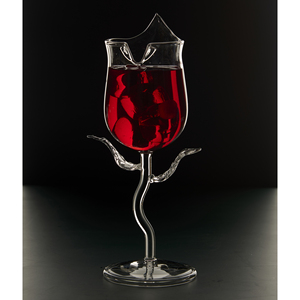 Verre à vin rouge à pied Héritage Indien, verrerie de luxe en cristal faite à la main, articles de bar modernes pour la restauration, prix de gros usine en vrac - Product Image 4