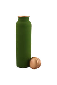 UNICORN HANDICRAFTS Eco-friendly Copper <b>Water</b> <b>Bottle</b> with Classic Design Portable Travel Customized Home & Office Use Lids - Product Image 2