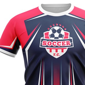Football TTT F.C. Maillot de football sublimé pour homme, col rond, manches courtes, évacuation de l'humidité, coupe classique, toutes saisons, vêtements pour adultes - Product Image 6