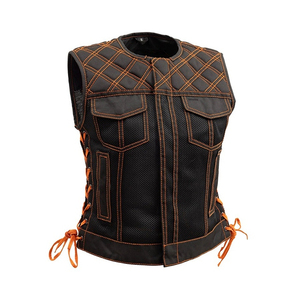 Chalecos de Cuero para Hombre, Distintivos, Transpirables, Ligeros, Casuales, Resistentes, Elegantes, para Motociclistas, Viajes y Aventuras de Otoño - Product Image 1