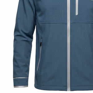 Veste coupe-vent à capuche unisexe de qualité supérieure pour l'hiver, enduite d'un revêtement résistant à l'eau, streetwear d'extérieur - Product Image 2