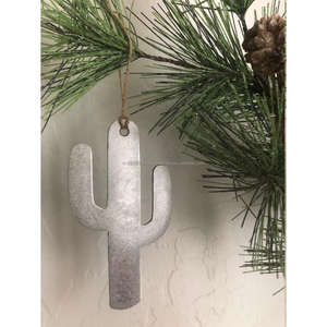 Hot Selling Ornaments Metal Sheet Crafted Cactus <b>Christmas</b> <b>Tree</b> Ornament Outdoor <b>Trees</b> <b>Wall</b> Decoration Hanging Cheap Ornaments - Product Image 1