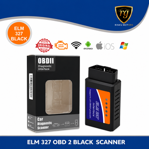 ELM327 สำหรับ OBD2 เครื่องสแกนวินิจฉัยรถยนต์อเนกประสงค์ ตัวอ่านโค้ด สีดำ แบตเตอรี่ 12V - Product Image 4
