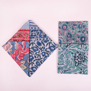 Bandana carré en coton doux 21x21 pouces, impression traditionnelle, conception personnalisée, fabrication et service d'exportation - Product Image 2