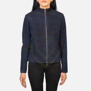 New Arrival Women's <b>Suede</b> Leather <b>Jacket</b> Genuine Leather Embroidery Eco-Friendly Windproof <b>Suede</b> Leather - Product Image 3