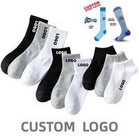 Chaussettes Jacquard Unisexe Personnalisées de Haute Qualité, Logo OEM Personnalisé, Motif, Taille, Couleur, Design, Chaussettes de Sport, Étiquette Privée Acceptée