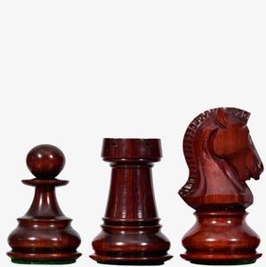 Piezas de Ajedrez de Reproducción Premium Dubrovnik 1950, Rey de 3.75 pulgadas, Madera de Palisandro y Boj, al Mejor Precio - Product Image 4