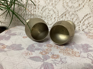 Ensemble de gobelets à vin vintage en métal, faits à la main, style antique, pour la maison, le bar, les dîners et les cadeaux - Product Image 4
