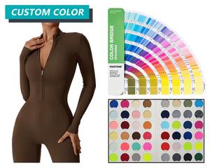 Pantalones de yoga de cintura alta con control de abdomen y efecto levanta glúteos, leggings de ejercicio jacquard con burbujas, a la moda, al por mayor - Product Image 5