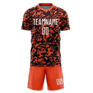 Conjuntos de Uniformes de Fútbol para Adultos, Último Diseño, Colores Personalizados, Transpirables, Ligeros, Todas las Tallas, Uniformes de Fútbol Hechos a Medida - Product Image 1