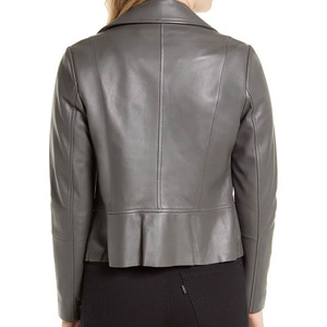 Women's Streetwear Fashion Leather Motorcycle Jacket Breathable Cotton Filled Plus Size Winter High Quality - Product Image 2