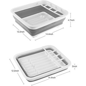 Scolapiatti Pieghevole Portatile Salvaspazio per Cucina, Camper, Roulotte e Viaggi - Product Image 3