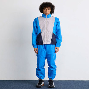 Ensemble de survêtement décontracté pour homme, coupe-vent, deux pièces, style sportif, léger et respirant, pour l'hiver, le jogging et la course en extérieur - Product Image 3