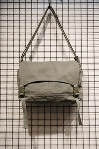 Sac à bandoulière en toile lavée, sacoche à fermeture éclair, sangle réglable, usage quotidien décontracté - Product Image 5