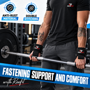 Ganchos de levantamiento de pesas al por mayor con soporte para muñeca para entrenamiento físico y días de tracción intensa, fabricante mayorista de marca privada para gimnasios - Product Image 6