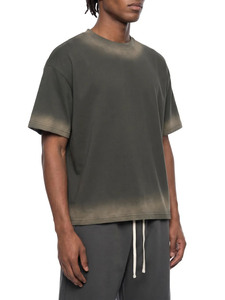 เสื้อยืดลายมัดย้อมทรงโอเวอร์ไซส์ เสื้อยืดวินเทจฟอกสี เสื้อยืดฟอกสีแบบแอซิดวอช เสื้อยืดสตรีทแวร์ เสื้อยืดโอเวอร์ไซส์ผ้าฝ้าย เสื้อยืดยูนิเซ็กส์ - Product Image 5