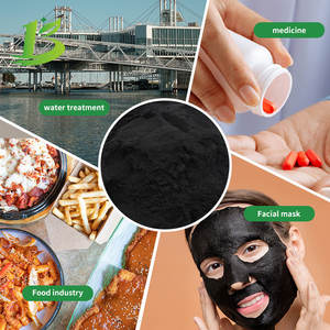 Carbón Activado en Polvo de Grado Alimenticio para Decoloración de Bebidas, Filtro Rápido, en Existencia, Tratamiento de Agua - Product Image 4