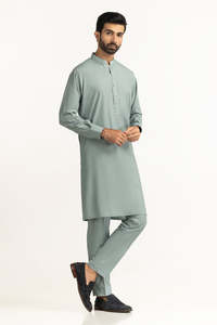 LOW MOQ <b>Men's</b> Solid Color Salwar Kameez 2026 High Quality Wholesale Price New Style <b>Kurta</b> Pajama Indian & Pakistan Clothing <b>Men</b> - Product Image 4