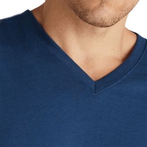Nouvelles chemises décontractées pour hommes à manches courtes pour l'hiver 100% coton brodé en gros 100% coton T-Shirts - Product Image 4