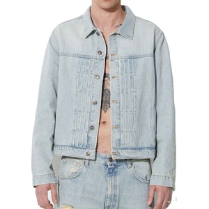 เสื้อแจ็คเก็ตยีนส์ฤดูหนาวสำหรับผู้ชาย Apparelzest รุ่น AZ-MDJ-029 ผลิตจากผ้าฝ้าย 100% เป็นมิตรต่อสิ่งแวดล้อม ระบายอากาศได้ดี แห้งเร็ว สไตล์สตรีทแวร์ รับทำโลโก้ตามสั่ง OEM - Product Image 1
