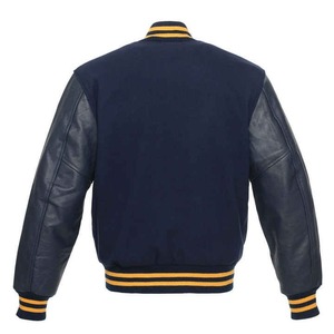 Best Quality Winter Varsity Jacket Letterman Jackets Pakistan Stand Collar Turn Shoulder Letter <b>Pattern</b> Durable Stylish Hooded - Product Image 2