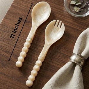 Handmade Resin spoon & Resin Salad <b>Tools</b> Customized Eco-Friendly Dishwasher <b>Safe</b> Elegant - Product Image 2