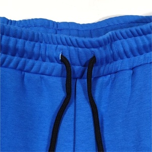 Pantalon de survêtement bleu pour homme, taille élastique, cordon de serrage, poches cargo, pantalon décontracté en tricot, style automne - Product Image 4