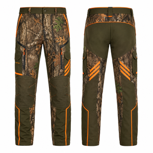 Pantalon de chasse pour homme MEGAMAPLE, imperméable, imprimé camouflage, softshell, polyester, automne, extérieur - Product Image 1