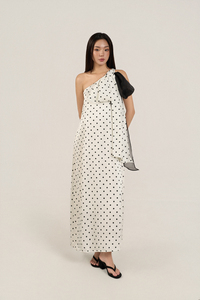 Vestidos de Verano Casuales Transpirables con Rayas Rectas, Asimétricos, de Poliéster, Tejido Sencillo, con Hombros Descubiertos, Holgados, Nuevos, OEM ODM - Product Image 2