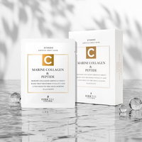 [ROOICELL] Eterno Marine Collagen & Peptide Ampoule Sheet Soin Coréen pour la Peau 25ml 10 Feuilles Masque Tissu Soin Élasticité
