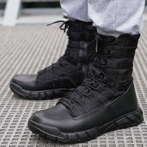 Zapatos Tácticos Ligeros para Hombre, Botas de Trabajo Duraderas para Exteriores, Calzado Transpirable y Cómodo para Entrenamiento y Senderismo - Product Image 5