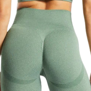 Leggings de sport sans couture taille haute pour femme, extensibles, respirants, pour fitness, yoga, gym, entraînement, course à pied, contrôle du ventre, confortables - Product Image 4
