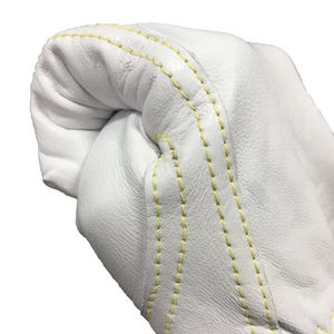 Gants de soudage en cuir avec protection contre les éclaboussures de métal fondu, pour soudage à l'arc, conception à pouce droit - Product Image 5