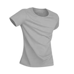 T-shirts en molleton écologiques sportifs pour hommes en polyester/coton, personnalisés, de haute qualité, col rond, coupe oversize - Product Image 4
